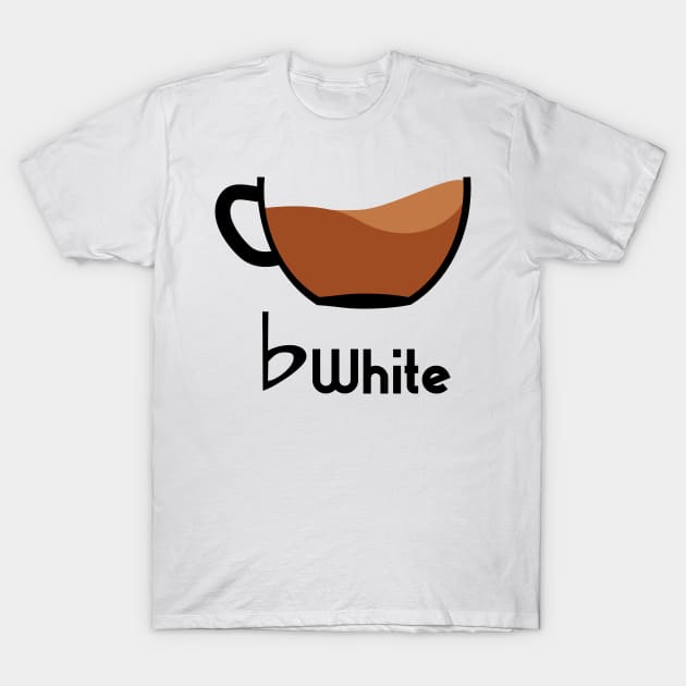 Flat White T-Shirt by imlying